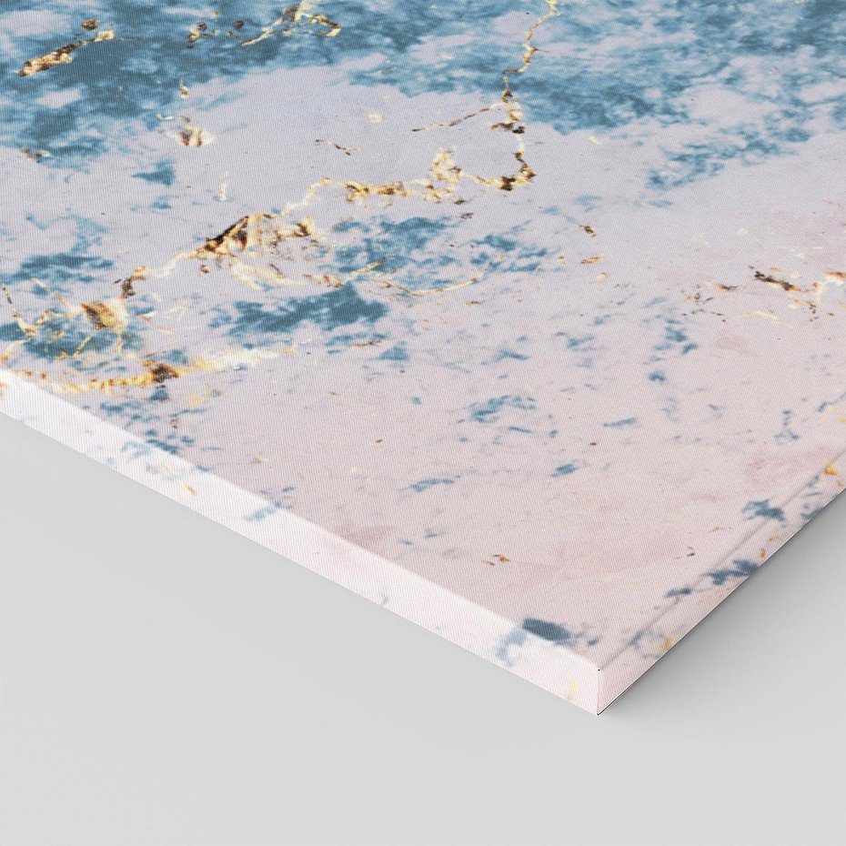 Obraz na płótnie 150x50 - Elegancja i Wyrafinowanie - marmur, złoto