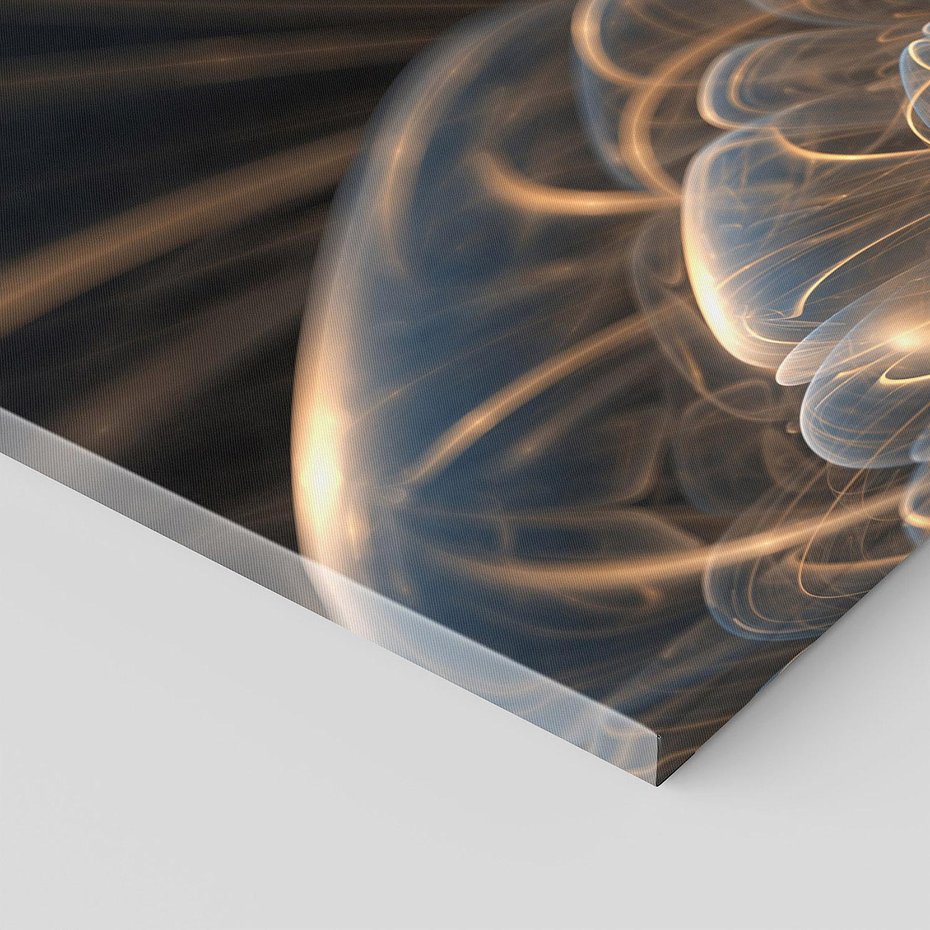 Obraz na płótnie 120x60 - Nowoczesny Kwiat - kwiat, nowoczesny