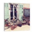 Obraz na płótnie 70x70 - Romantyczny rowerowy spacer po Prowansji - Prowansja, rower