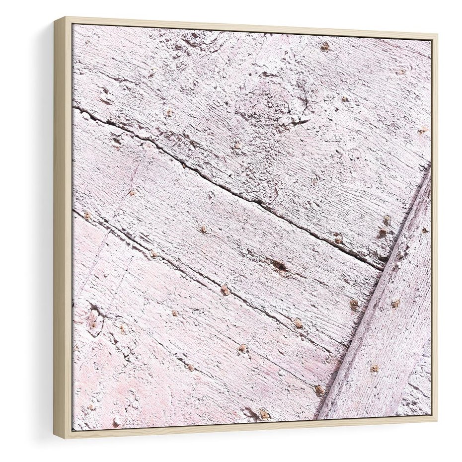 Obraz w ramie 50x50 - Nowoczesna Elegancja - beton, struktura - rama drewno