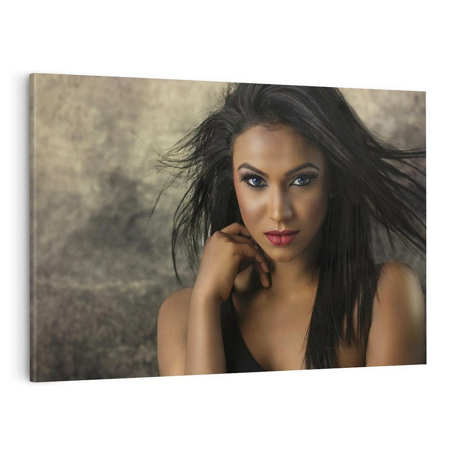 Obraz na płótnie 100x70 - Urok Kobiety - Portret Modelki - kobieta, dziewczyna