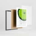 Plakat w ramie 30x40 - Świeżość i kwasowość limonki - limnka, owoce - rama czarna