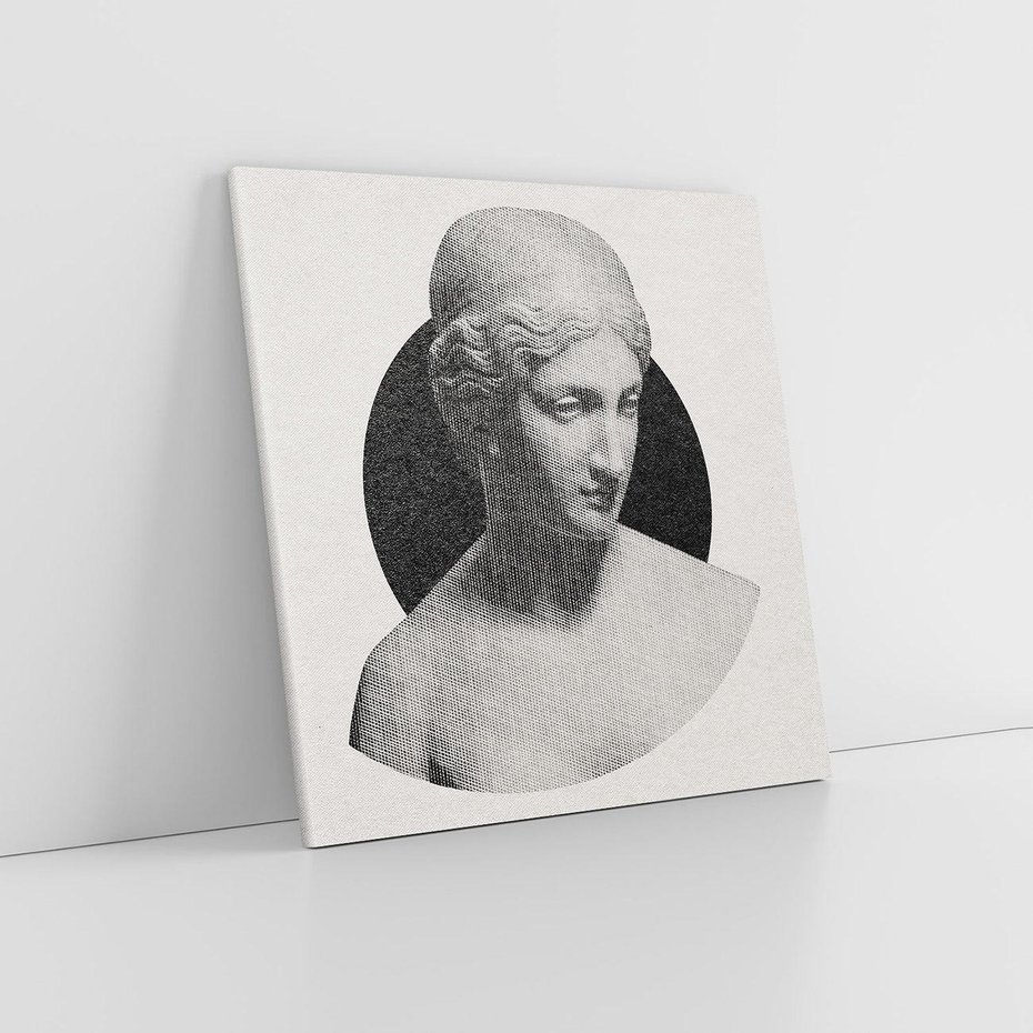 Obraz na płótnie 40x40 - Sztuka Zeszłych Czasów - antyczna rzeźba kobiety, posąg