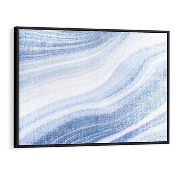 Obraz w ramie 70x50 - Abstrakcyjna akwarela - abstrakcja, akwarela - rama czarna