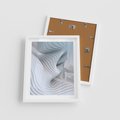 Plakat w ramie 40x50 - Abstrakcyjne Przestrzenie - geometria, 3D - rama biała