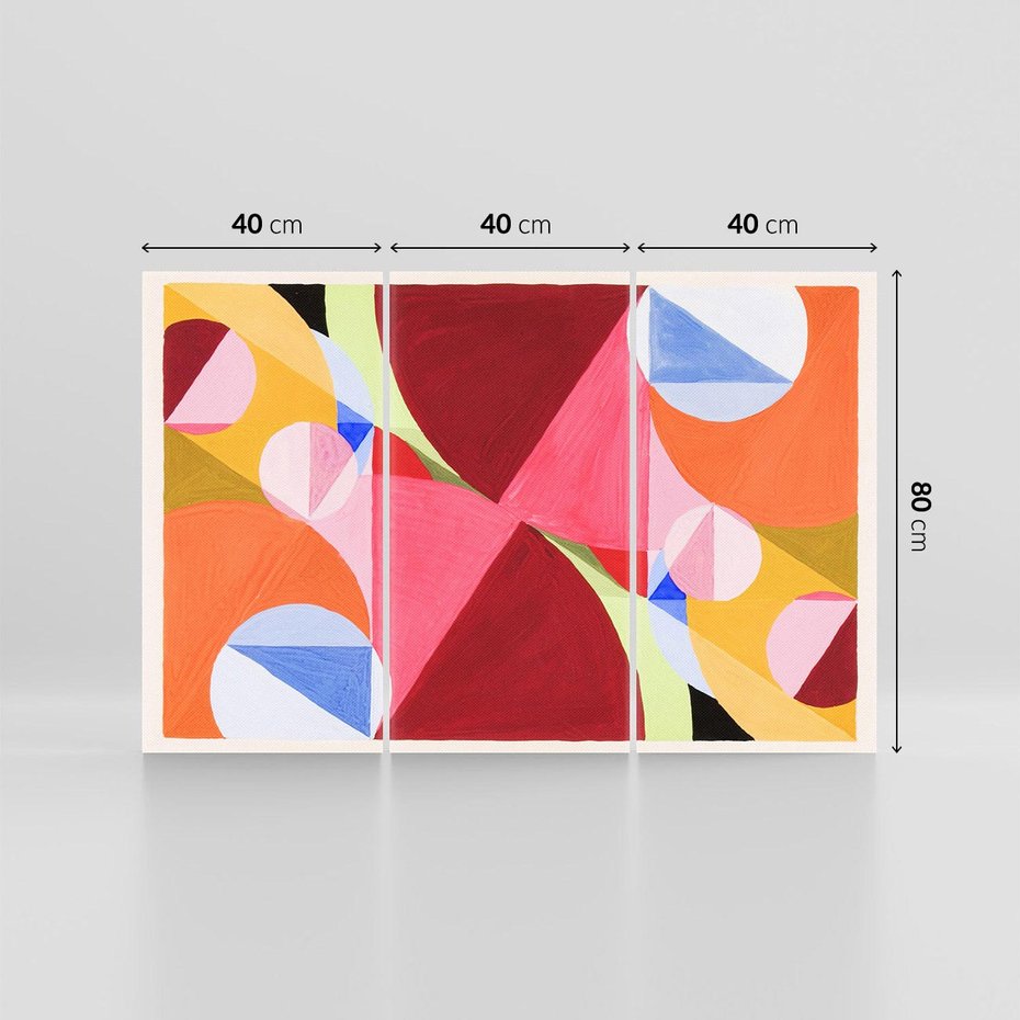 Obraz na płótnie 120x80 - Area Broken by Perpendiculars 1934, Jospeh Schillinger - Reprodukcja - reprodukcja, obraz na płótnie