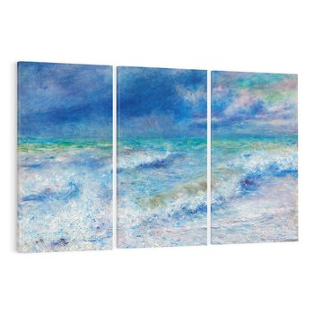 Obraz na płótnie 120x80 - "Seascape" (1897), Pierre-Auguste Renoir - Reprodukcja - reprodukcja, obraz na płótnie