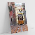 Obraz na płótnie 70x100 - Lizbońskie tramwaje - podróż w czasie - Lizbona, tramwaj