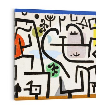 Obraz na płótnie 40x40 - Rich Port 1938, Paul Klee - Reprodukcja - reprodukcja, obraz na płótnie
