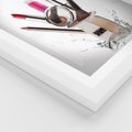 Plakat w ramie 30x40 - Moda, makijaż i relaks - moda, makijaż - rama biała