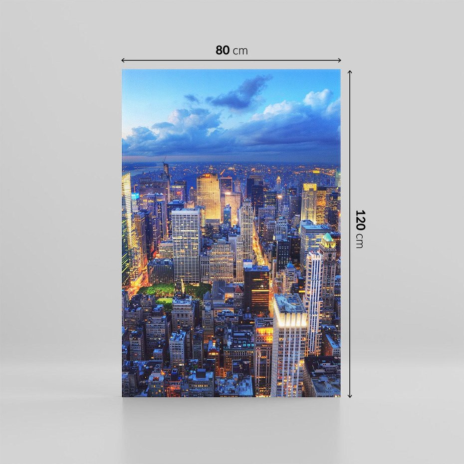 Obraz na płótnie 80x120 - Energia wielkiego miasta - Nowy Jork, NY