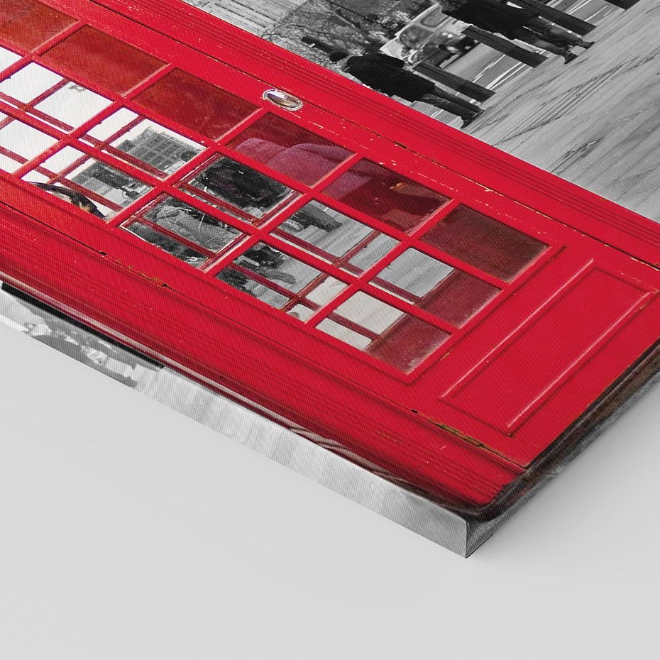 Obraz na płótnie 50x70 - Budka w Londynie - Londyn, budka