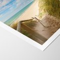 Plakat bez ramy 21x30 - Spokojna plaża nad Bałtykiem - plaża, Bałtyk