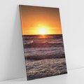 Obraz na płótnie 50x70 - Zachód Słońca Nad Morzem - zachód słońca,