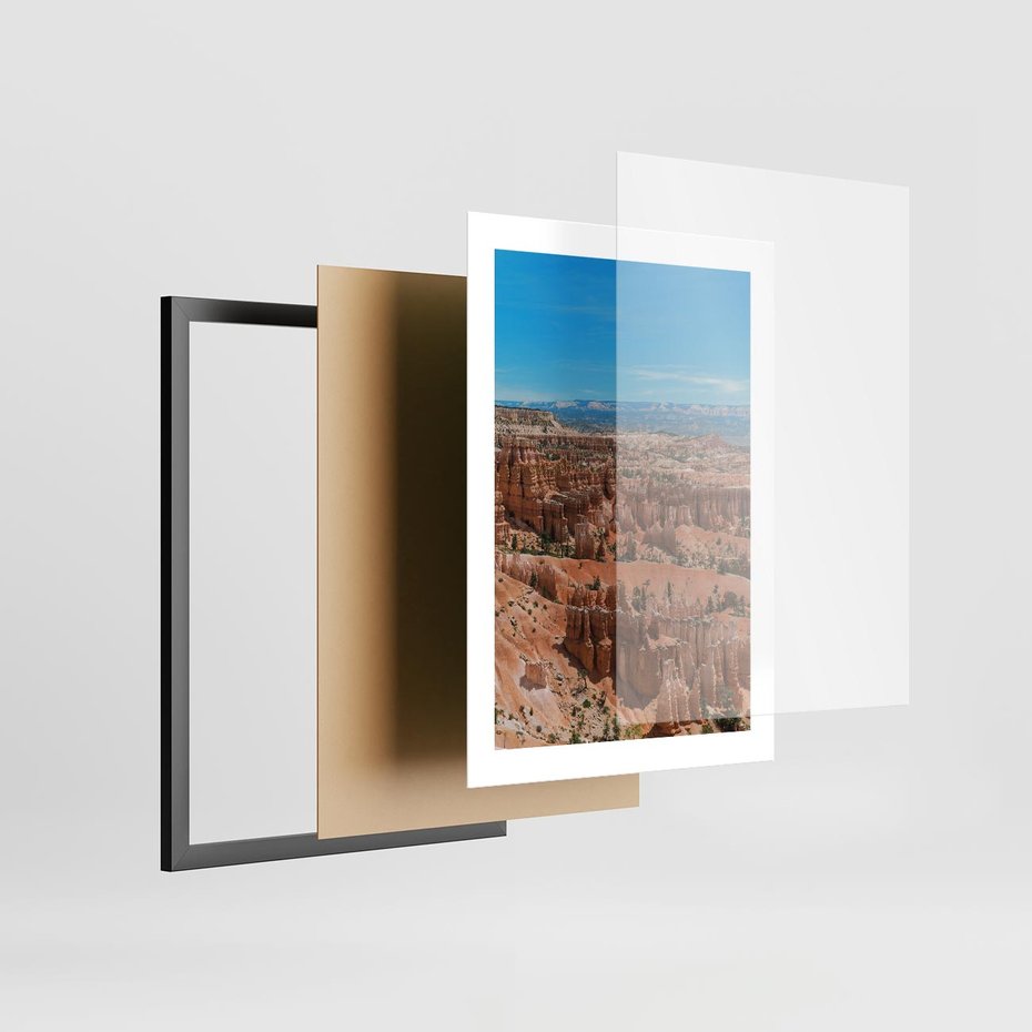 Plakat w ramie 30x40 - Wielki Kanion - wielki kanion, krajibraz - rama czarna