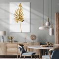 Obraz na płótnie 80x120 - Ponadczasowy Urok - złote, liście
