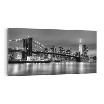 Obraz na płótnie 120x60 - Symbole Nowego Jorku - most, Nowy Jork