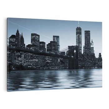 Obraz na płótnie 70x50 - Ikona Manhattanu: Most w Nowym Jorku - most, Nowy Jork