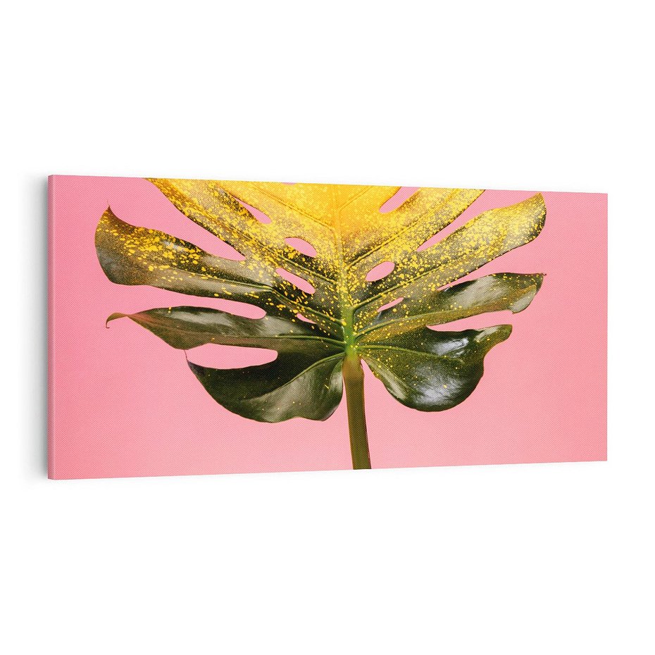 Obraz na płótnie 100x50 - Majestatyczna monstera - monstera, liść