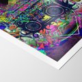 Plakat bez ramy 30x40 - Harmonia Muzyki - grafika, muzyka