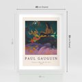 Plakat w ramie 40x50 - Paul Gauguin: Reprodukcja - Paul Gauguin, reprodukcja - rama biała