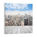 Obraz na płótnie 70x70 - Nowojorska energia miejsca - Nowy Jork, miasto
