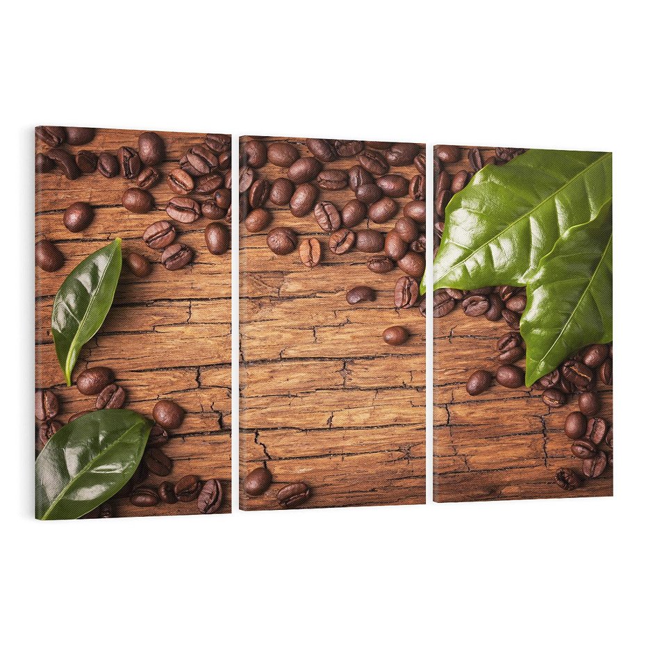 Obraz na płótnie 120x80 - Zmysłowa kawa: aromat i smak - kawa