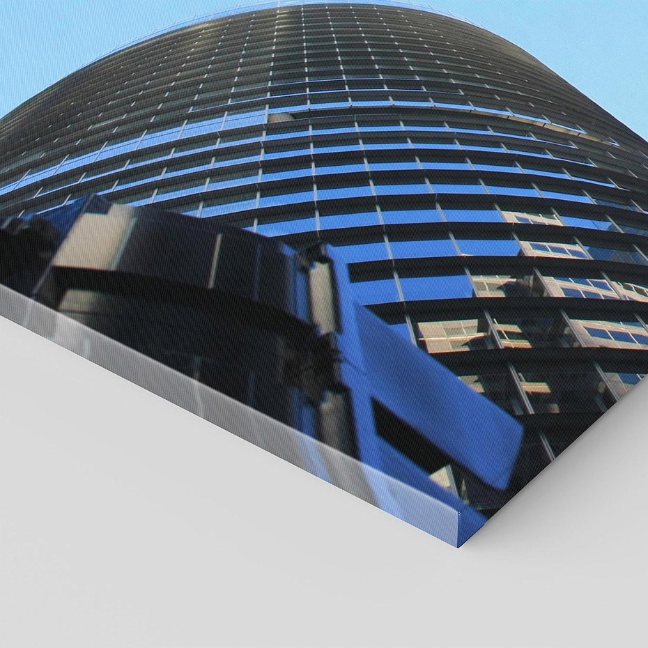 Obraz na płótnie 90x30 - Architektura wieżowców - Architektura, wieżowce