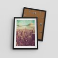 Plakat w ramie 30x40 - Nowy Jork w oczach - Nowy Jork - rama czarna