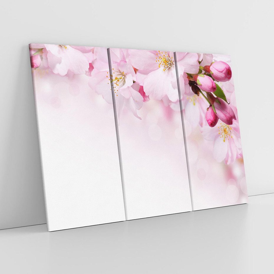 Obraz na płótnie 120x80 - Kwitnąca Wiśnia - kwiaty, kwitnącej