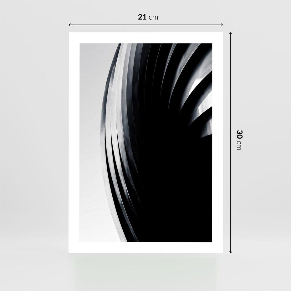 Plakat bez ramy 21x30 - Awangarda w Kontraście - architektura, nowoczesne formy