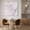 Obraz w ramie 80x80 - Nowoczesna Elegancja - beton, struktura - rama drewno