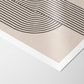 Plakat bez ramy 21x30 - Puls Abstrakcji - abstrakcyjne linie, geometria