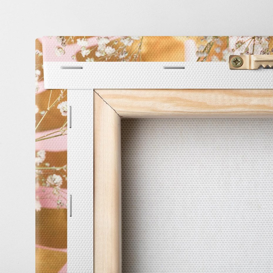 Obraz na płótnie 80x120 - Blask Natury - złote, liście