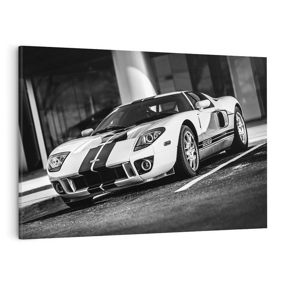 Obraz na płótnie 100x70 - Ford GT moc i elegancja - Ford GT, samochód