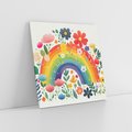 Obraz na płótnie 60x60 - Kolorowe Marzenia - obraz do pokoju dziecka, dziewczynki
