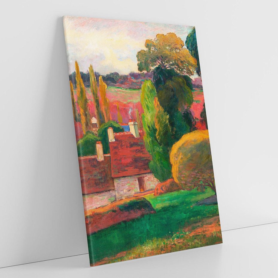 Obraz na płótnie 70x100 - Farma w Bretanii - Reprodukcja - reprodukcja, obraz na płótnie