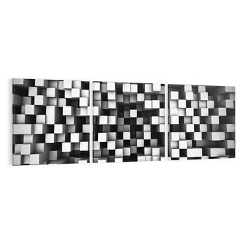 Obraz na płótnie 120x40 - Abstrakcyjne wizje w 3D - 3D, abstrakcja