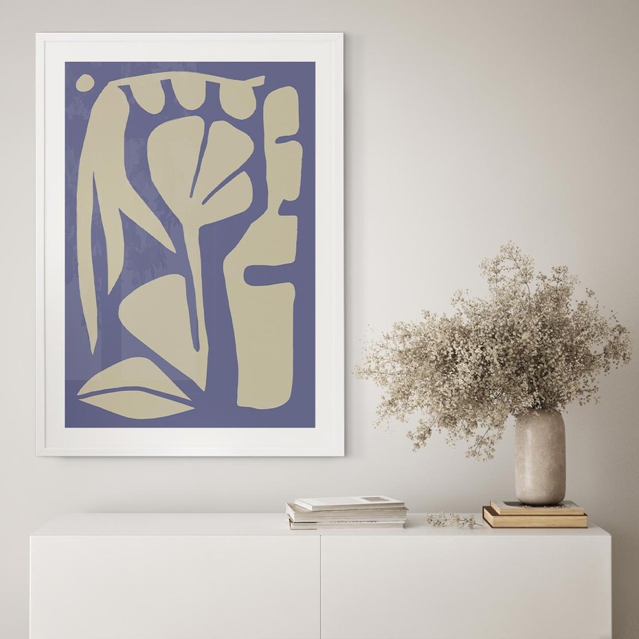 Plakat bez ramy 30x40 - Echa Wizualnej Transcendencji - skandynawski styl, plakat