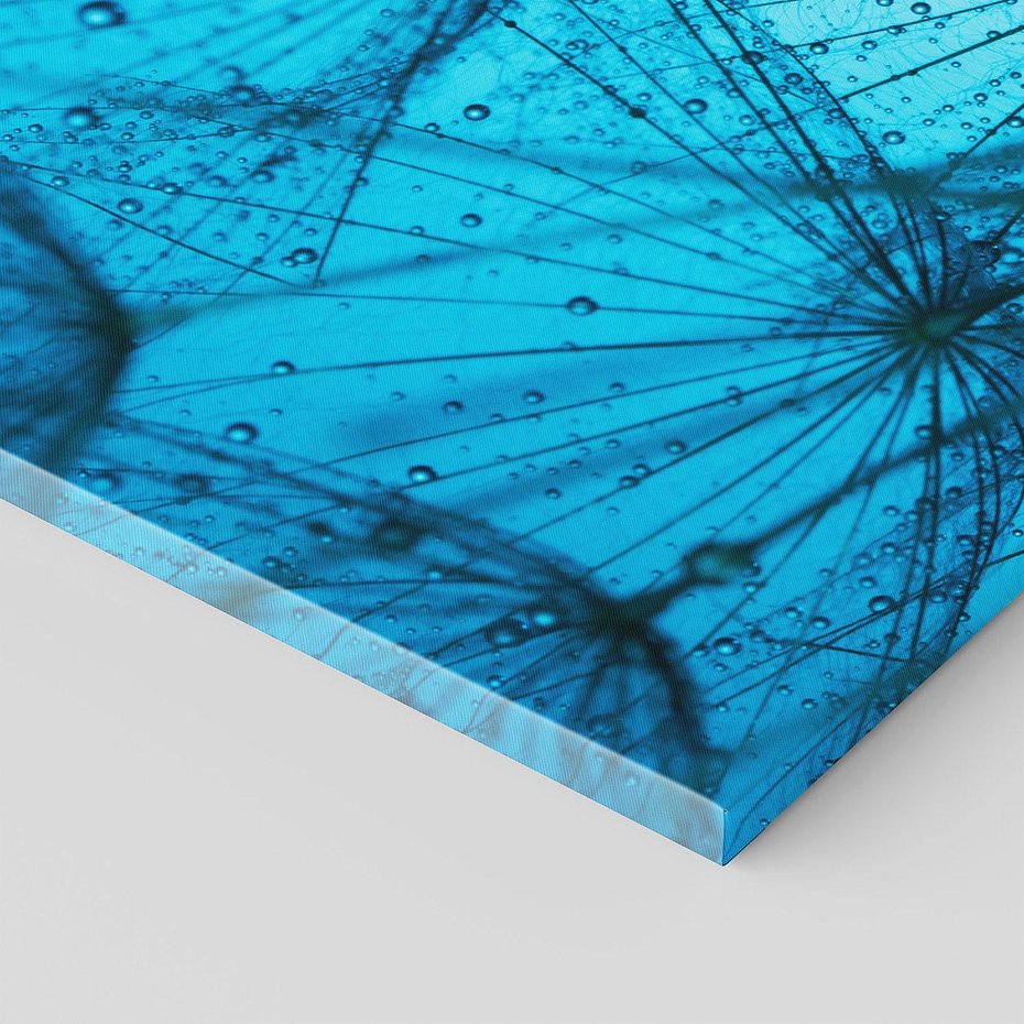 Obraz na płótnie 140x70 - Lekkość dmuchawca wśród kwiatów - dmuchawiec, kwiaty