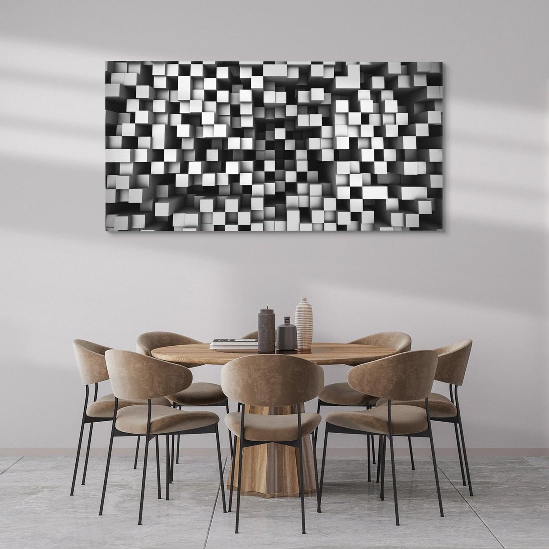 Obraz na płótnie 120x60 - Abstrakcyjne wizje w 3D - 3D, abstrakcja