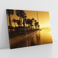 Obraz na płótnie 120x80 - Tropikalny Zachwyt - tropikalny widok, palmy