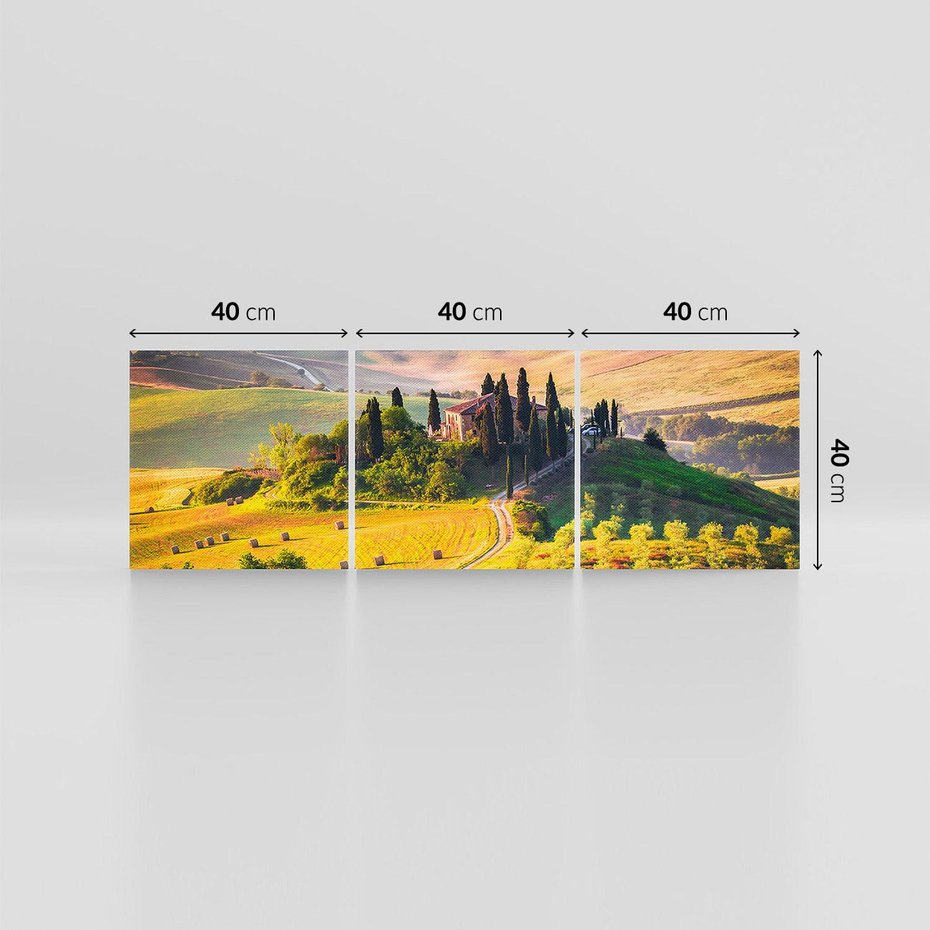 Obraz na płótnie 120x40 - Pejzaż w perspektywie - pejzaż, perspektywa