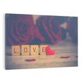 Obraz na płótnie 70x50 - Love - Sercem Do Ciebie - love, serce