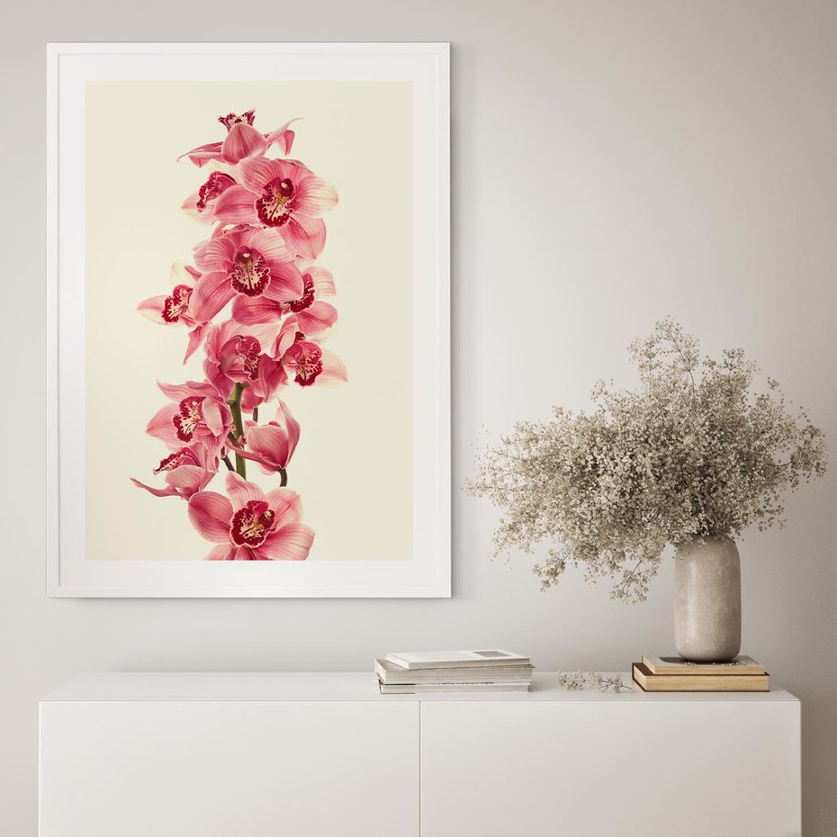 Plakat bez ramy 40x50 - Orchidea w spa - relaks - orchidea, spa