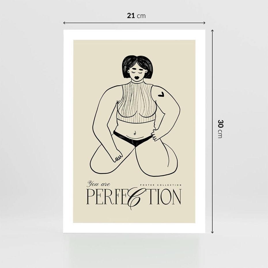 Plakat bez ramy 21x30 - Refleksje Przejmujących Myśli - rysunek, plakat