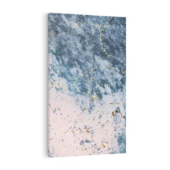 Obraz na płótnie 80x120 - Elegancja i Wyrafinowanie - marmur, złoto