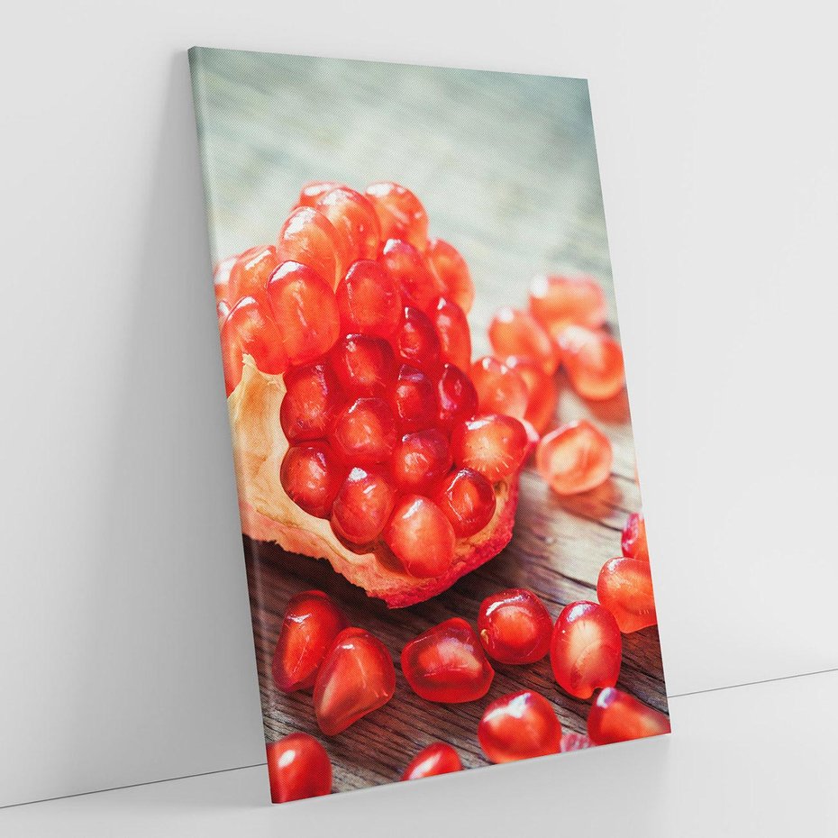 Obraz na płótnie 70x100 - Granatowa Inspiracja Kuchni - granat, kuchnia