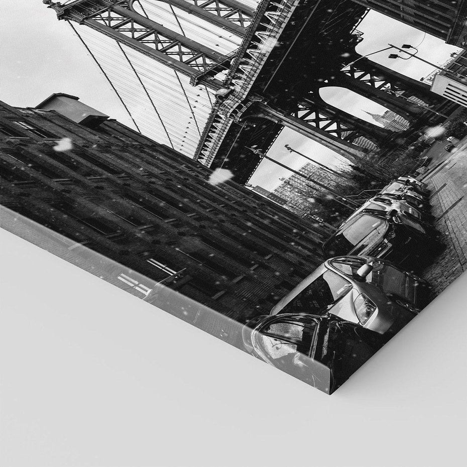 Obraz na płótnie 40x40 - Ikona Miasta - Nowy Jork, most