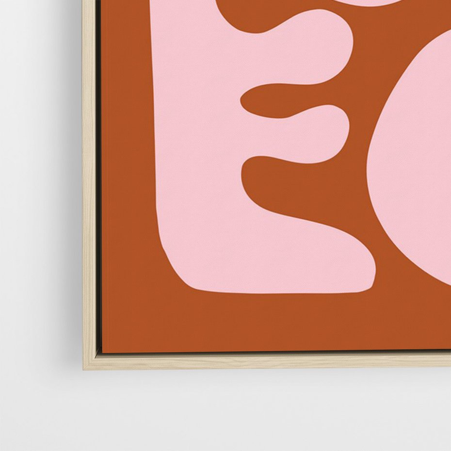 Obraz w ramie 50x70 - Migotliwe Boho Marzenia - abstrakcyjny obraz, plakat - rama drewno